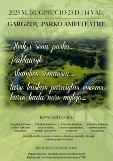Koncertas Gargždų parko amfiteatre