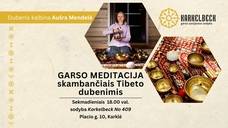 Garso meditacija skambančiais Tibeto dubenimis