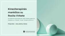 Kineziterapinės mankštos Priekulėje su Rosita Virkete