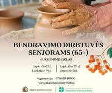 Bendravimo dirbtuvės senjorams (65+)
