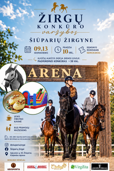 ŠIŪPARIŲ ŽIRGYNE: ŽIRGŲ KONKŪRO VARŽYBOS!