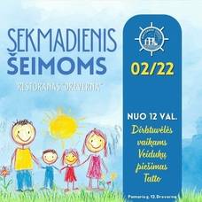 Sekmadienis šeimoms restorane „Dreverna“