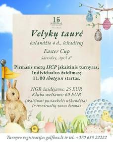 National Golf Resort Velykų taurės turnyras