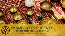 Garso meditacija skambančiais Tibeto dubenimis