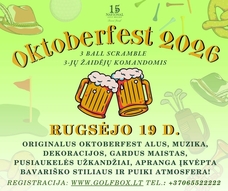 Oktoberfest 2026 m. golfo turnyras