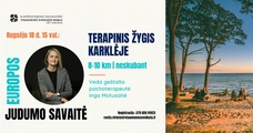 Terapinis žygis Karklėje: sustok, įkvėpk, pajudėk