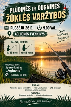 Plūdinės ir dugninės žūklės varžybos