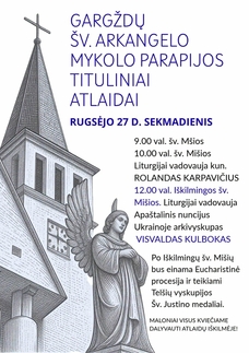 Gargždų Šv. arkangelo Mykolo parapijos tituliniai atlaidai