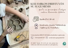 KERAMIKOS DIRBTUVĖS SUAUGUSIEMS