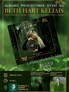 Albumo pristatymas gyvai su „Beth Hart keliais“