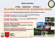 Pajūrio sveikatos gurkšnis 2025