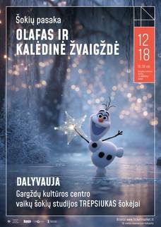 Šokių pasaka „Olafas ir kalėdinė žvaigždė“