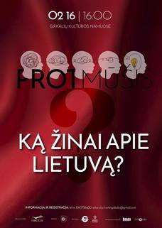 Protmūšis ,,Ką žinai apie Lietuvą?" Girkaliuose