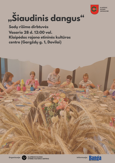 Sodų rišimo dirbtuvėlės „Šiaudinis dangus“