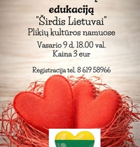 Edukacija Plikiuose "Širdis Lietuvai"
