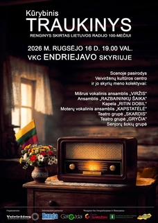 Lietuvos radijo 100-mečiui skirtas teatralizuotas renginys „Kūrybinis traukinys“ Endriejave