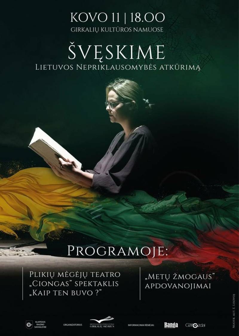 Kovo 11-osios iškilmės Girkaliuose