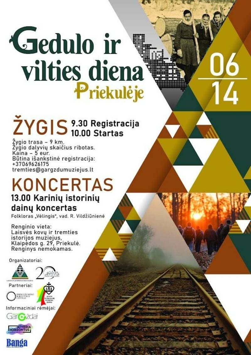 Gedulo ir vilties dienos minėjimas Priekulėje