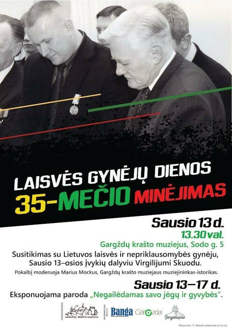 Laisvės gynėjų dienos 35-mečio minėjimo renginys