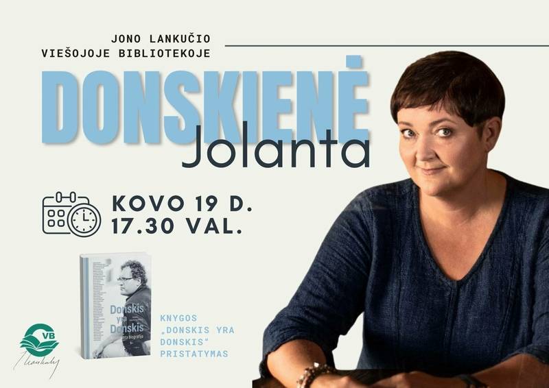 Susitikimas su Jolanta DONSKIENE