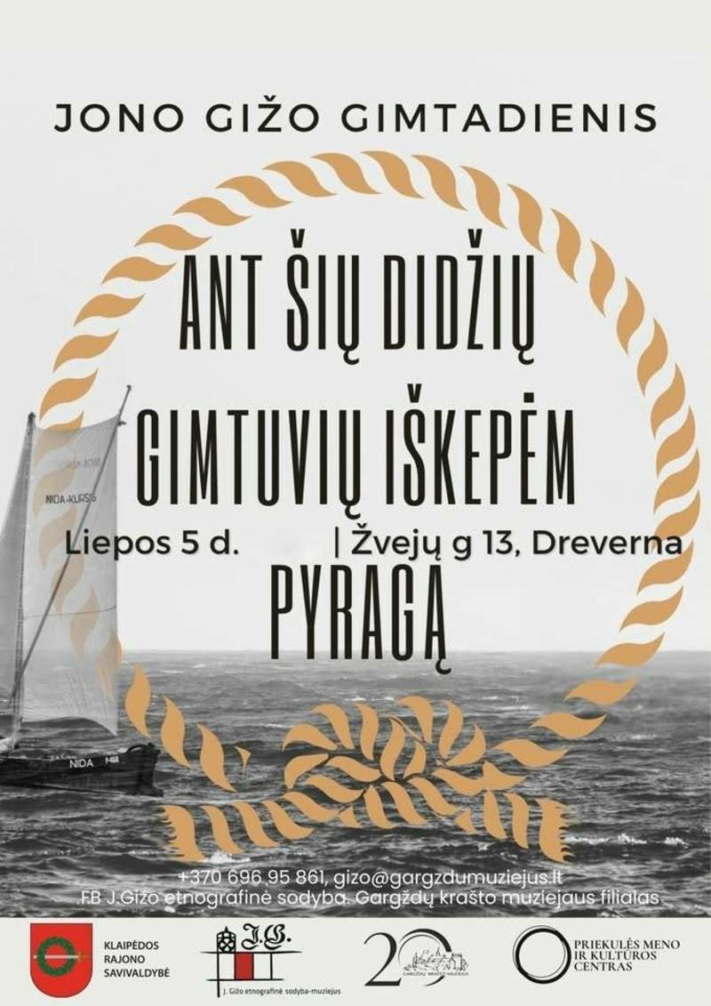 J. Gižo 158-asis gimtadienis