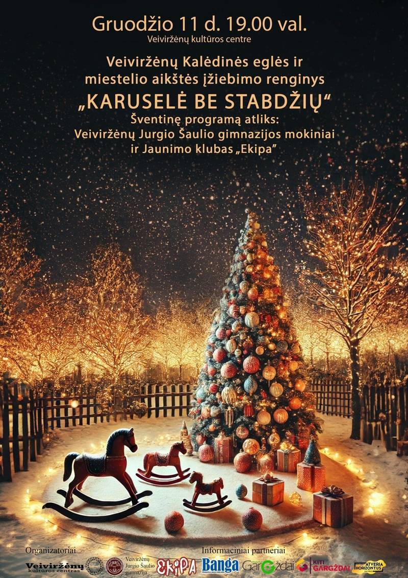 Veiviržėnų miestelio Kalėdinės eglutės įžiebimo šventė