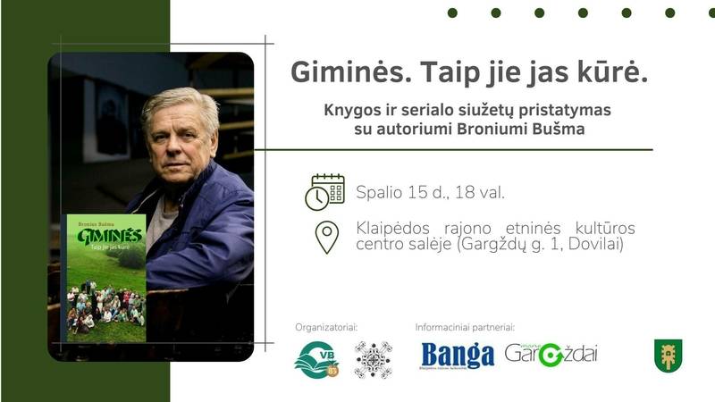 Giminės. Taip jie kas kūrė. Knygos ir serialo siužeto pristatymas