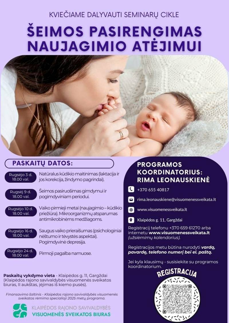 Šeimos pasirengimas naujagimio atėjimui