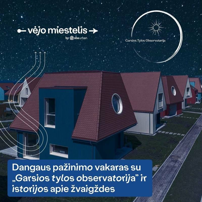 Dangaus pažinimo vakaras su „Garsios tylos observatorija“ ir istorijos apie žvaigždes