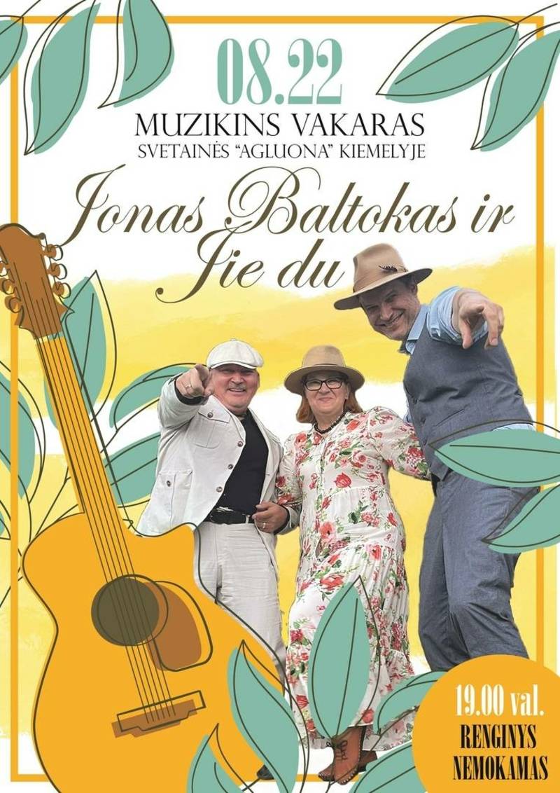 Muzikinis vakaras - Jonas Baltokas ir Jie du
