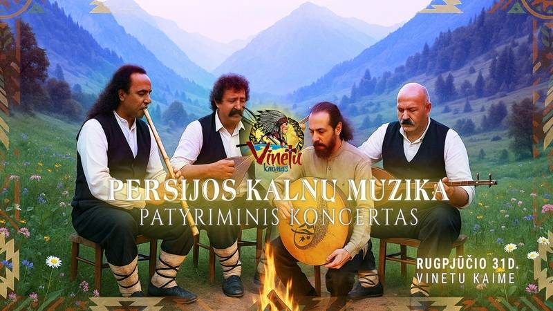 Persijos kalnų muzika - patyriminis koncertas
