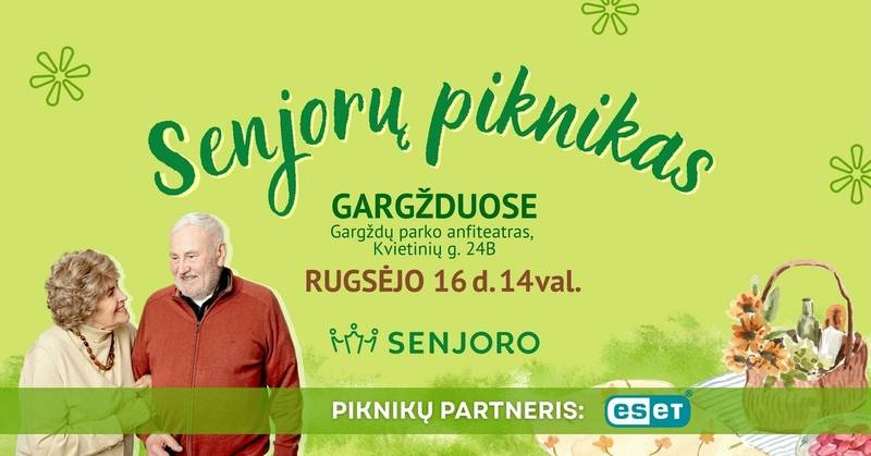 Senjorų piknikas Gargžduose