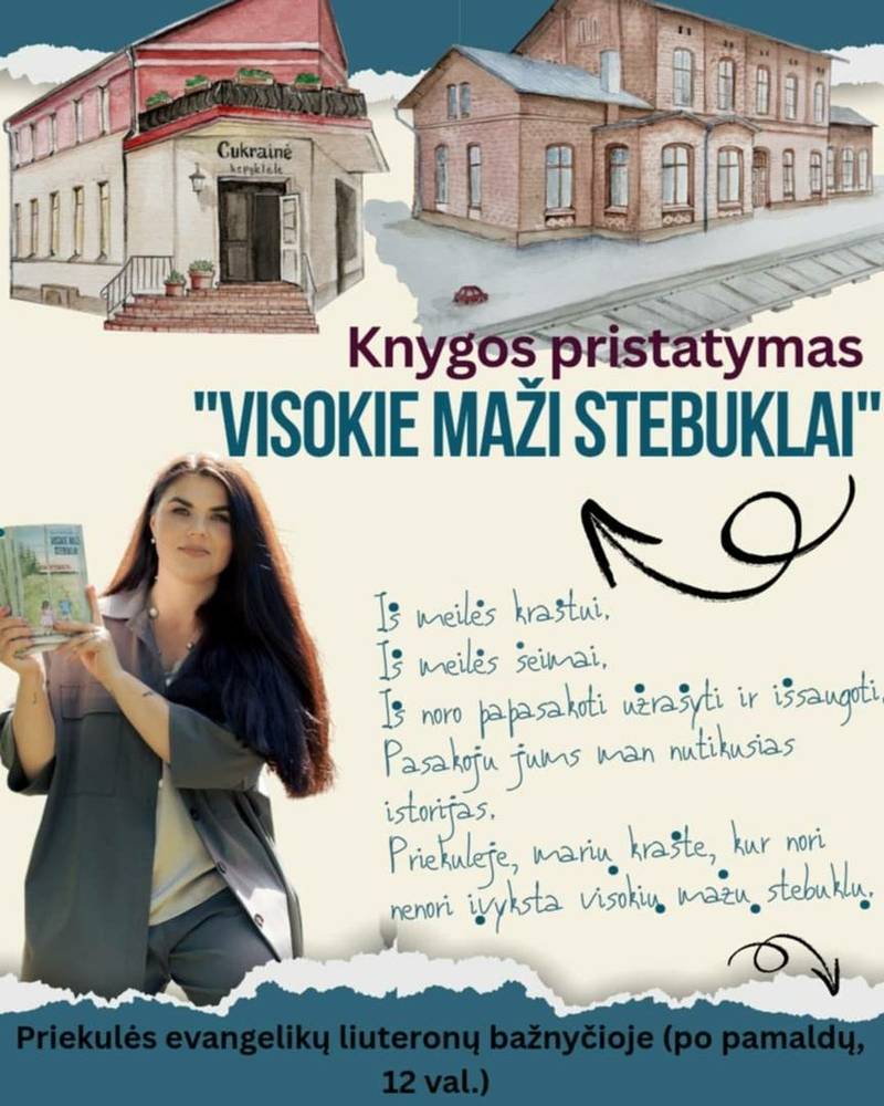 Knygos „Visokie maži stebuklai“ pristatymas 