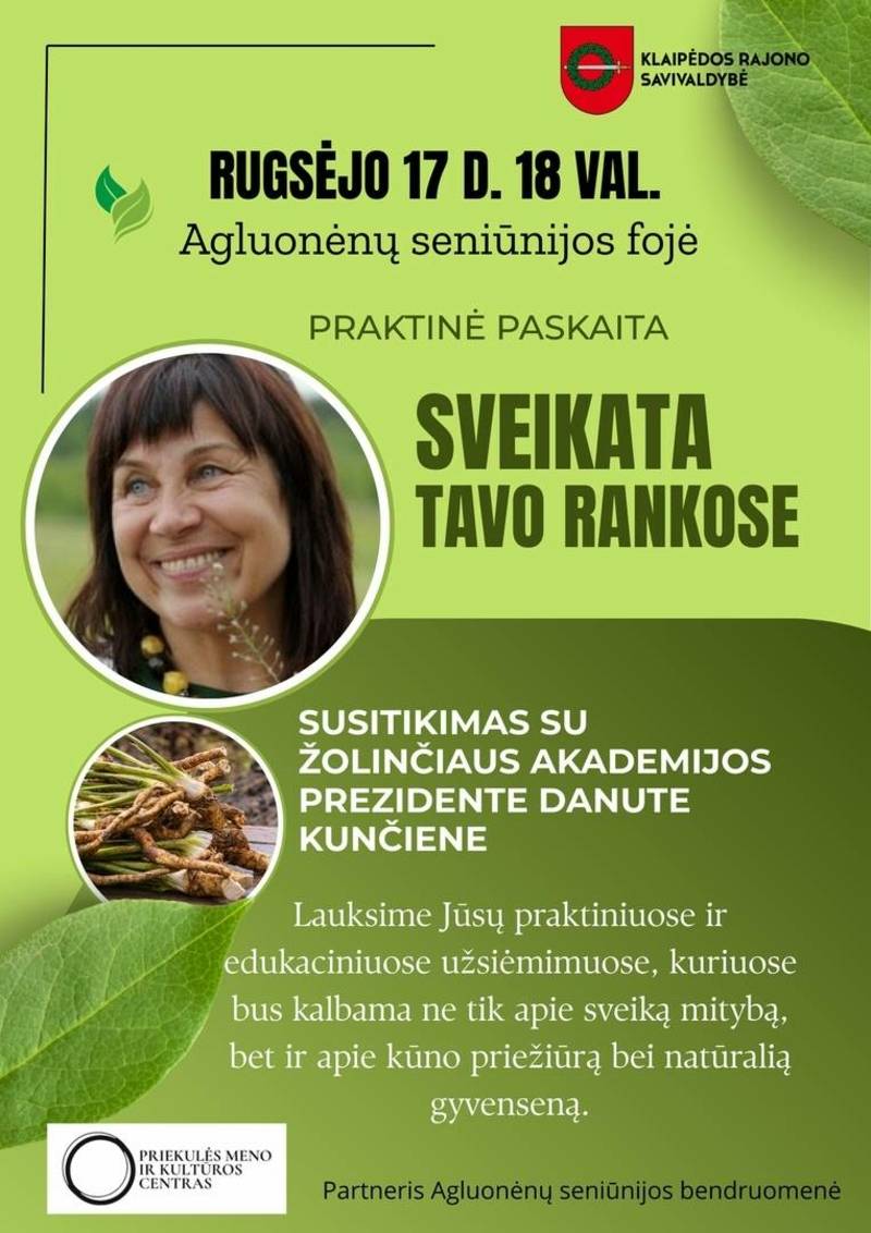 Praktinė paskaita „Sveikata tavo rankose“