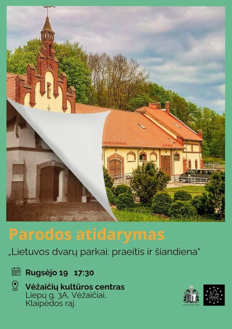 Parodos atidarymas „Lietuvos dvarų parkai: praeitis ir šiandiena“