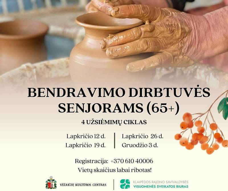 Bendravimo dirbtuvės senjorams (65+)