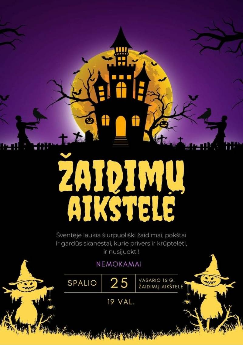 Helovyno šventė vaikams „Žaidimų aikštelė“