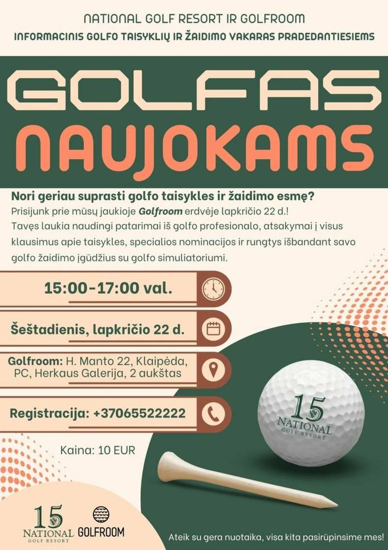 Golfas naujokams
