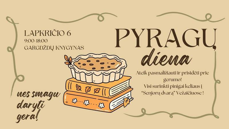 Pyragų diena Gargždų knygyne 