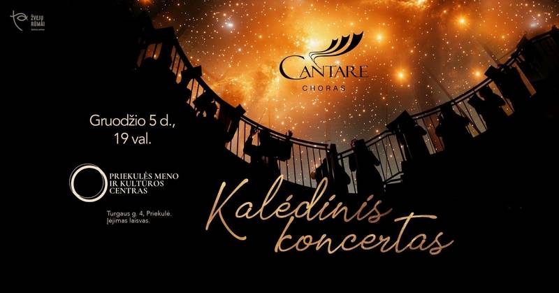 Choro „Cantare“ kalėdinis koncertas Priekulėje