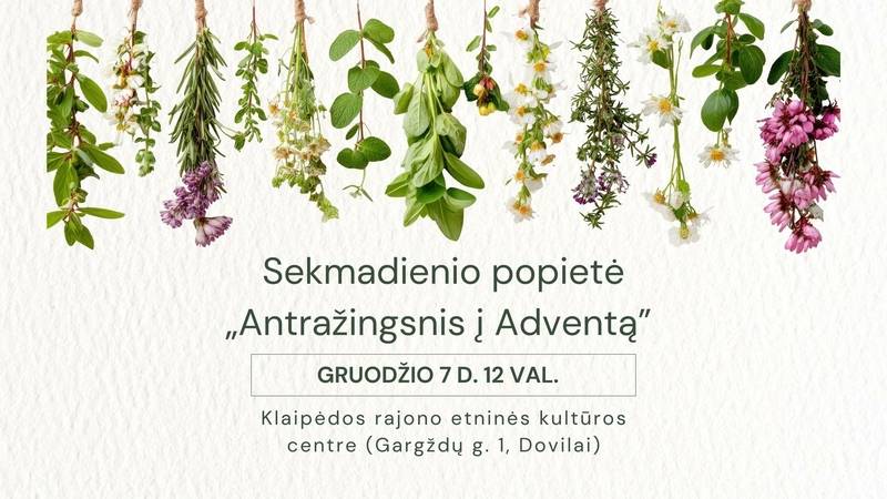 Sekmadienio popietė „Antražingsnis į Adventą“