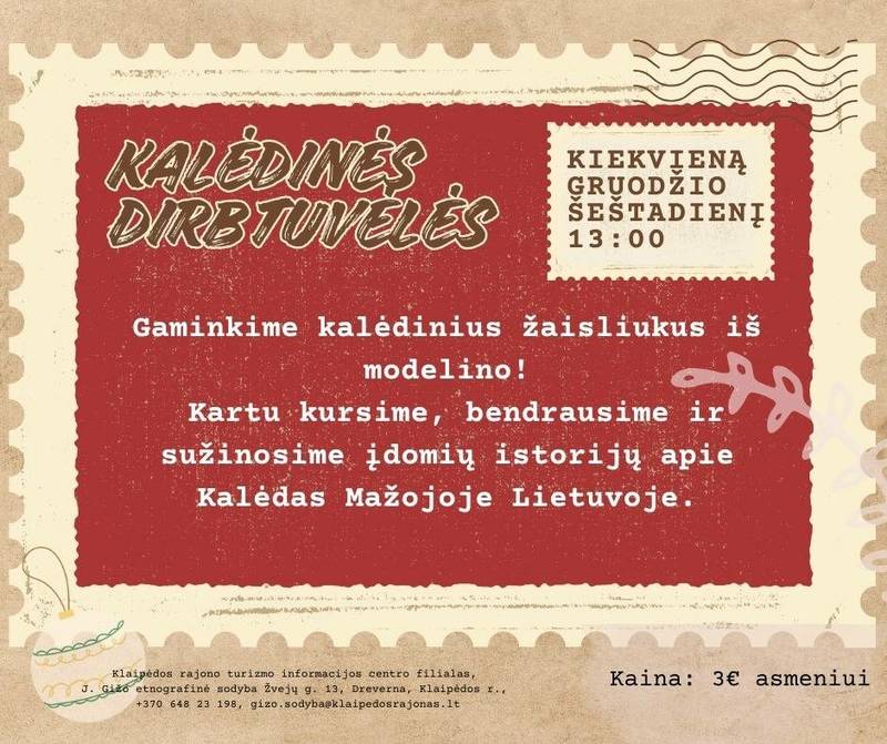 Kalėdinės dirbtuvės