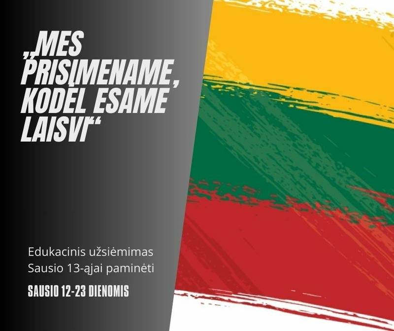 Edukacija „Mes prisimename, kodėl esame laisvi“