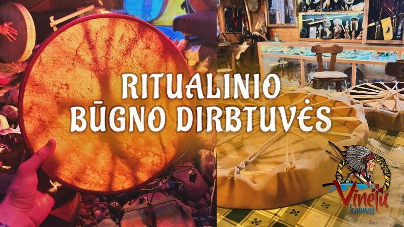 Ritualinio būgno dirbtuvės ~ Pavasaris