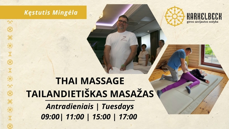 Tailandietiškas masažas - patirk Tailandą Karklėje