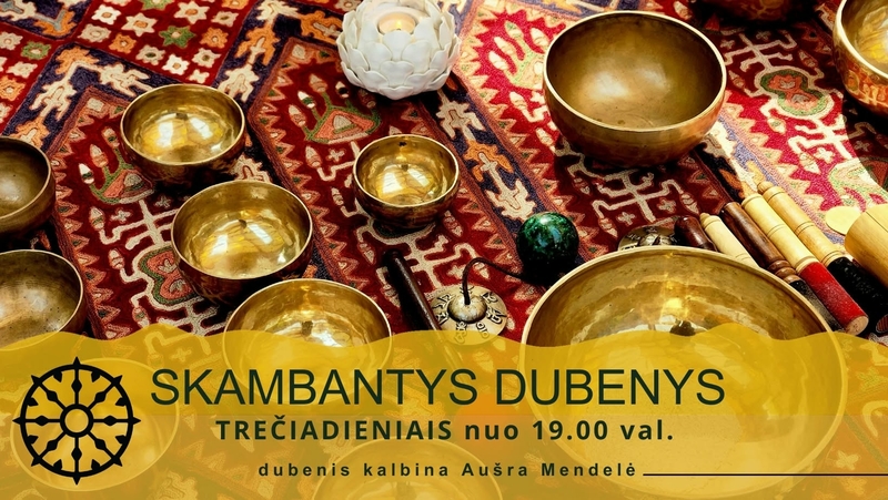 Garso meditacija skambančiais Tibeto dubenimis