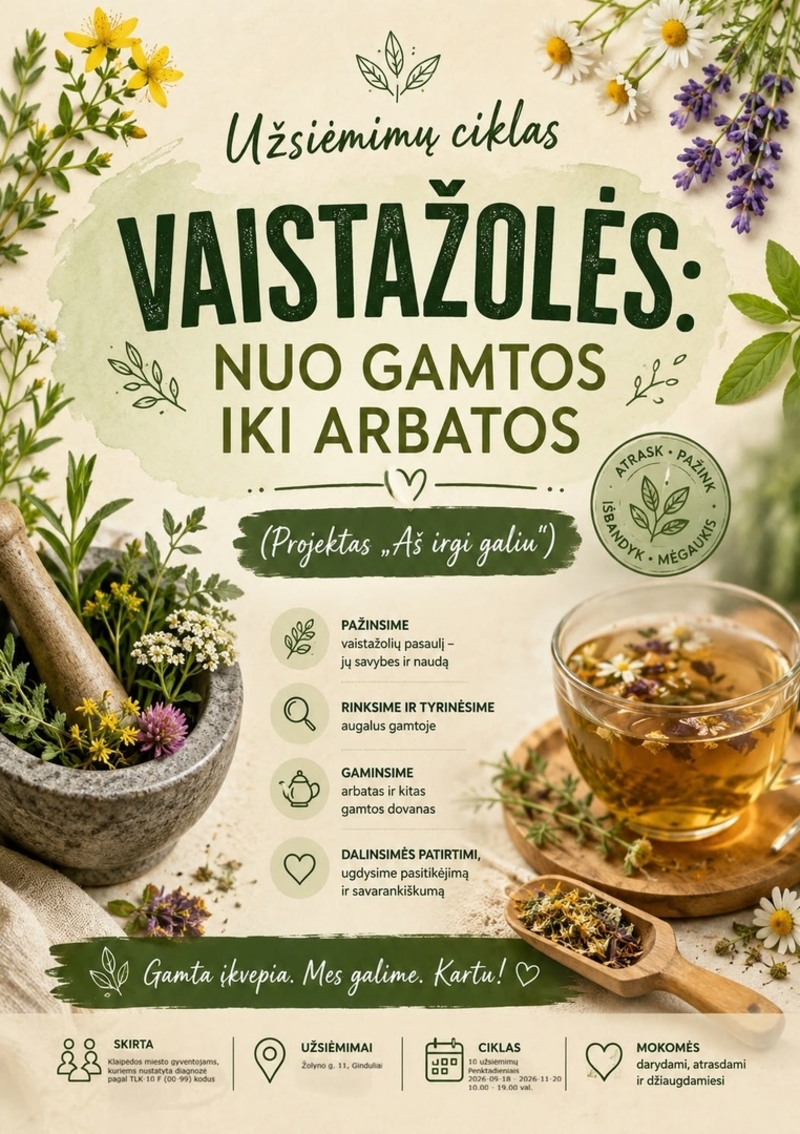 Vaistažolės: nuo gamtos iki arbatos