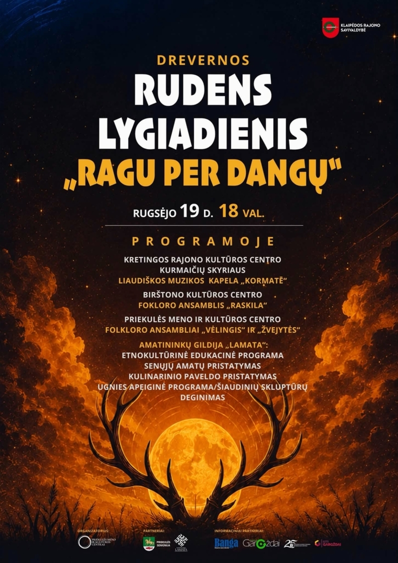 Drevernos rudens lygiadienis „Ragu per dangų“