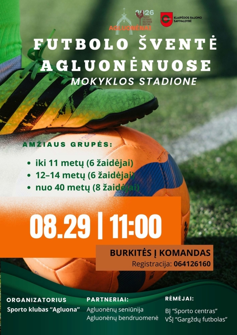 Futbolo šventė Agluonėnuose
