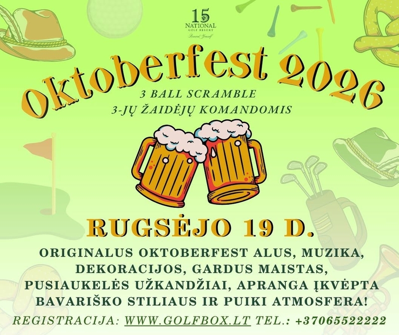 Oktoberfest 2026 m. golfo turnyras